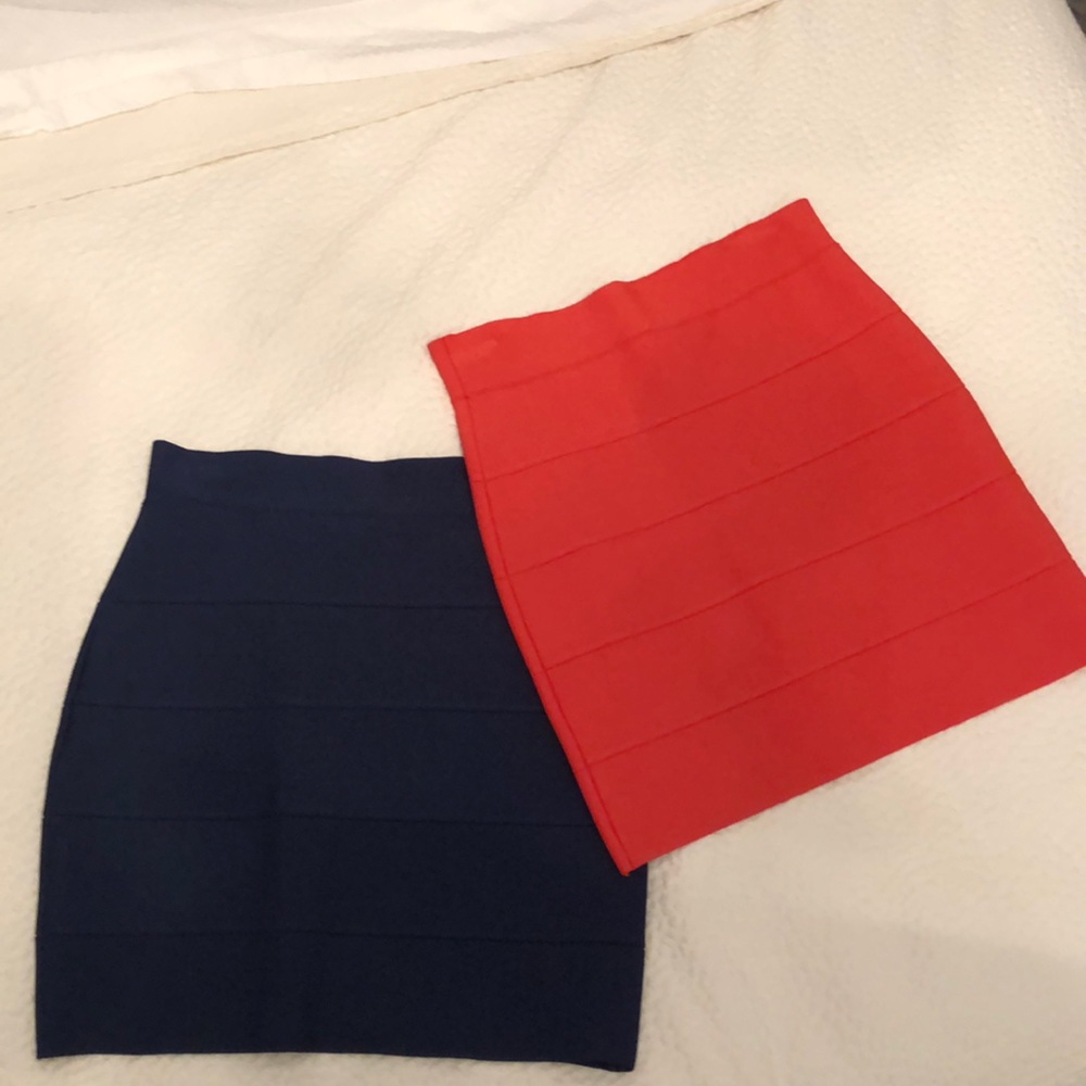 BCBG bandage mini skirt size M